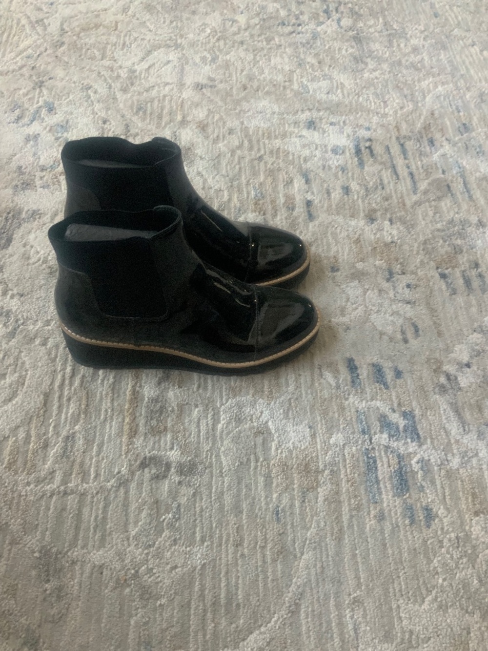 Chelsea Wedge Patent Leather Bootie